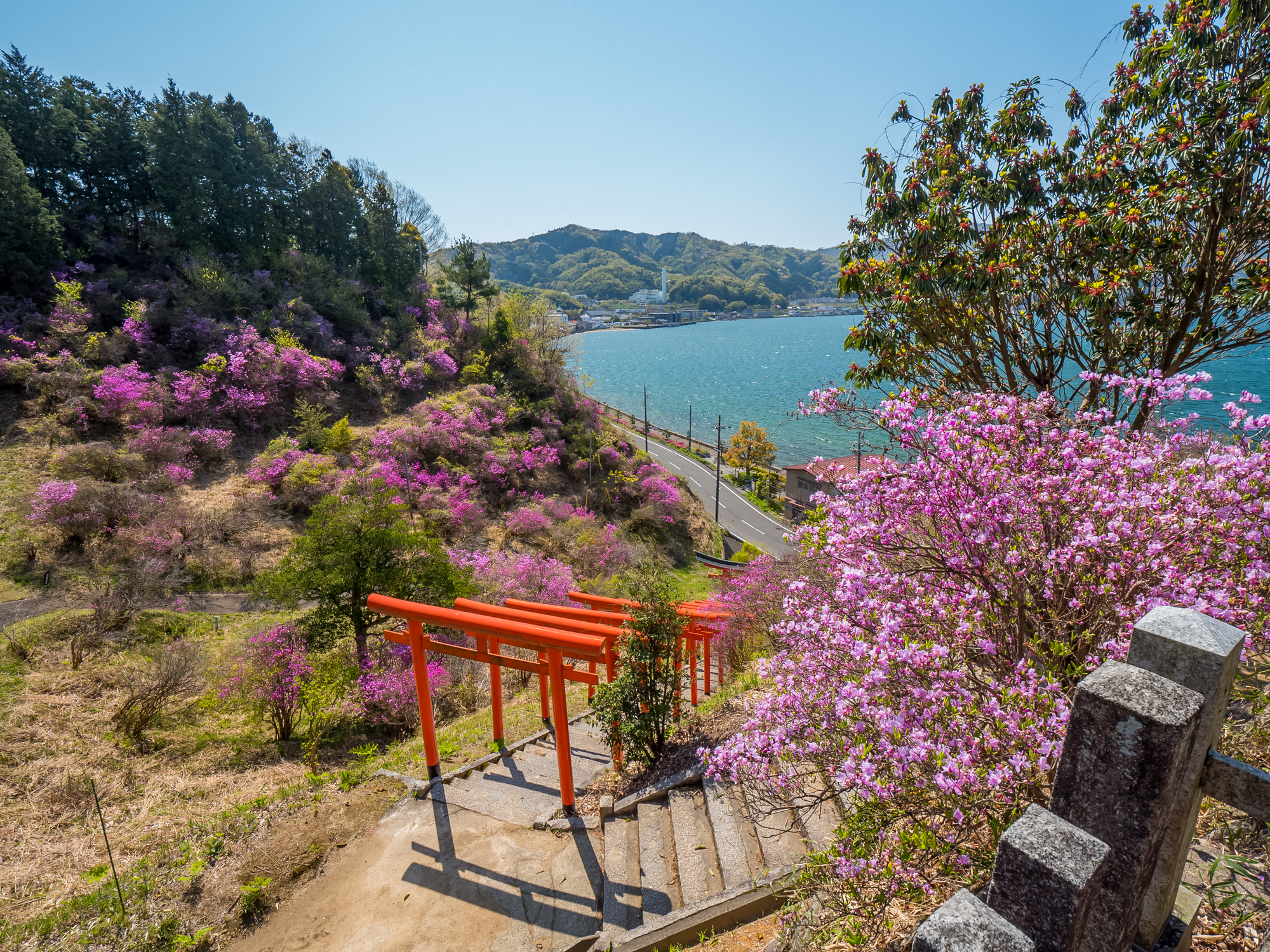 Sesshukan View from the viewpoint rest area