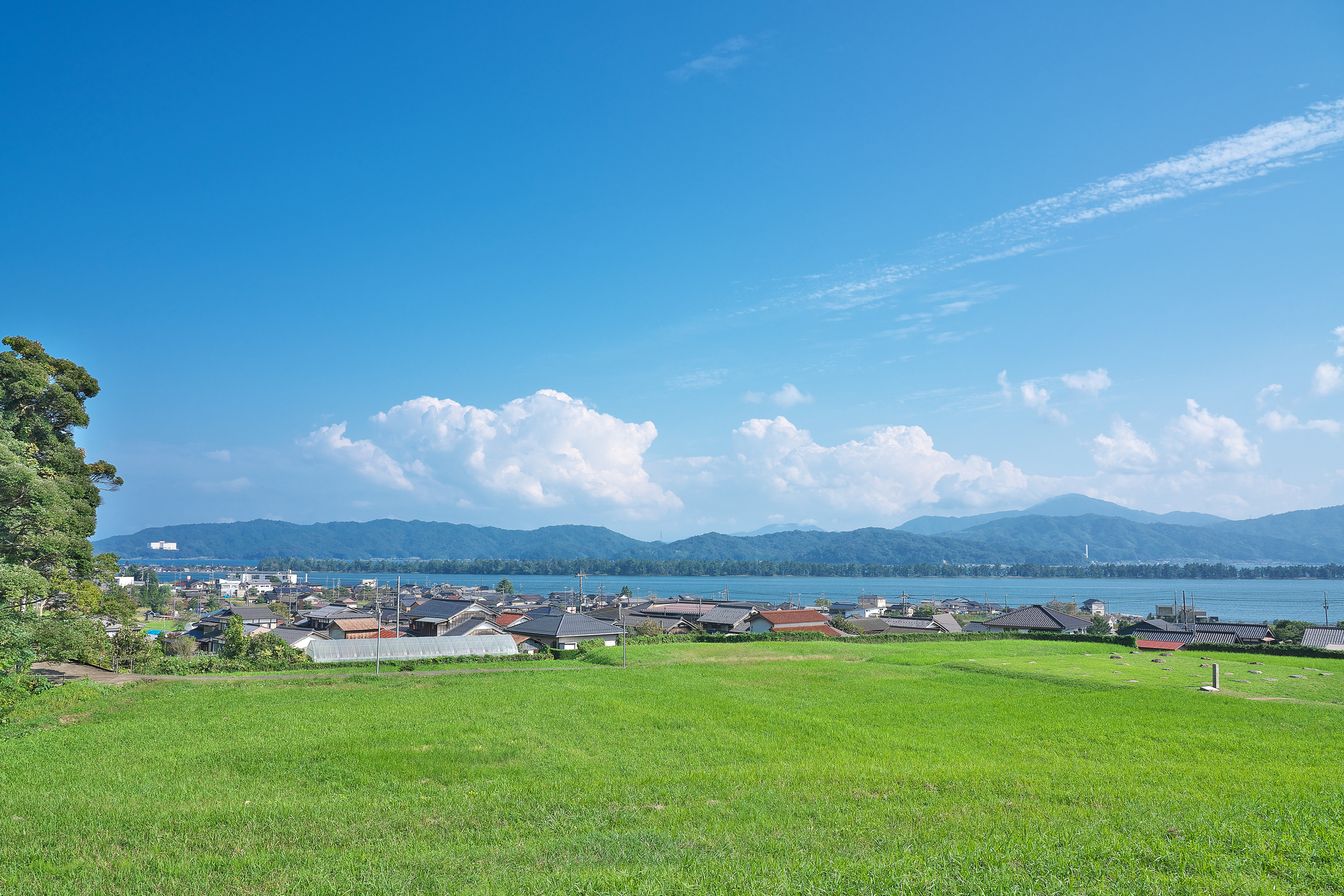 Tenpyokan view from the Kokubunji Temple ruins